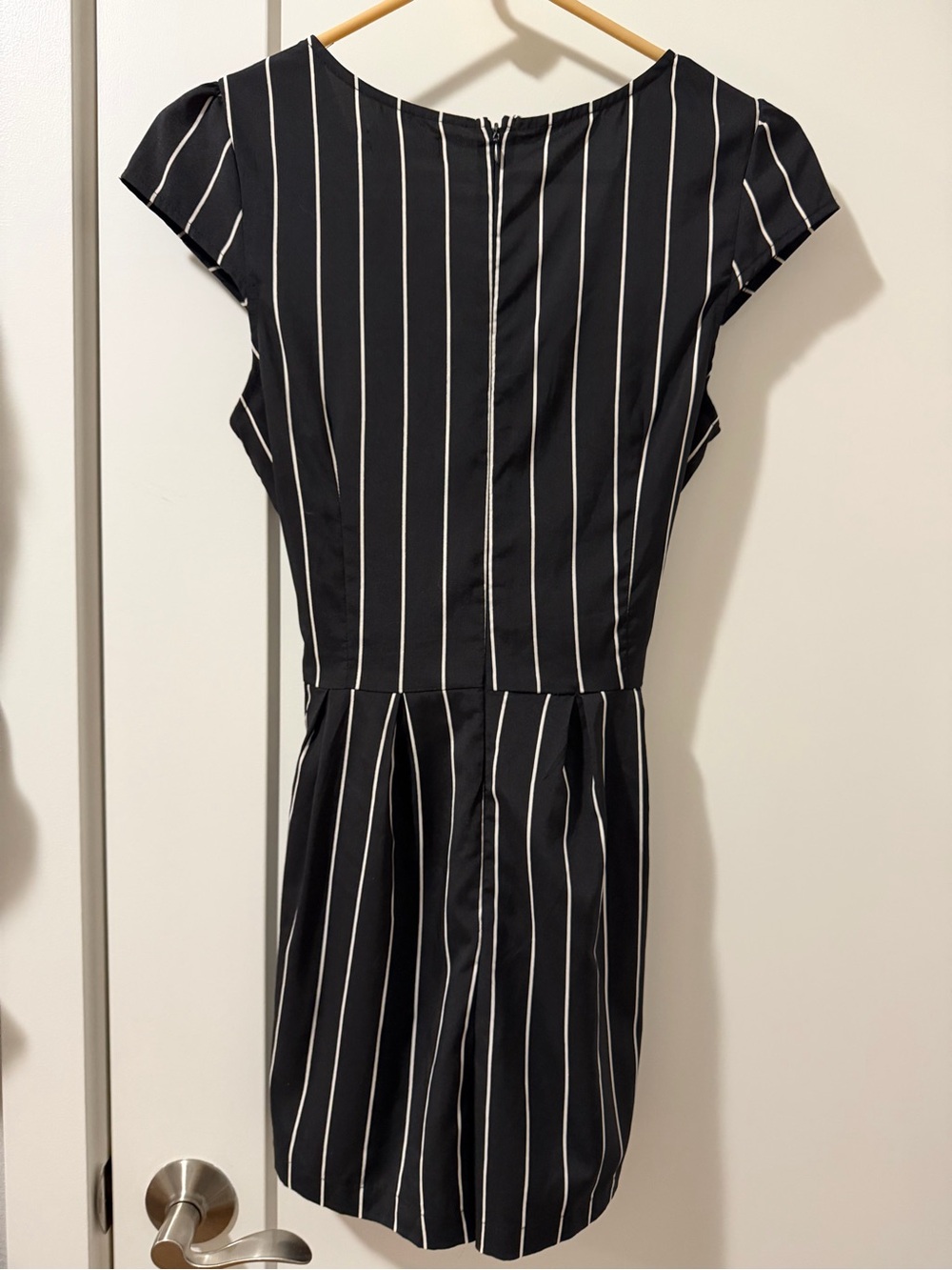 Black & White Striped Romper - Picture 4 of 5